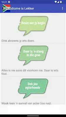 Idiome is Lekker android App screenshot 6