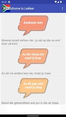 Idiome is Lekker android App screenshot 7